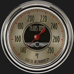 Picture of All American Nickel 2 5/8" Transmission Temperature Gauge
