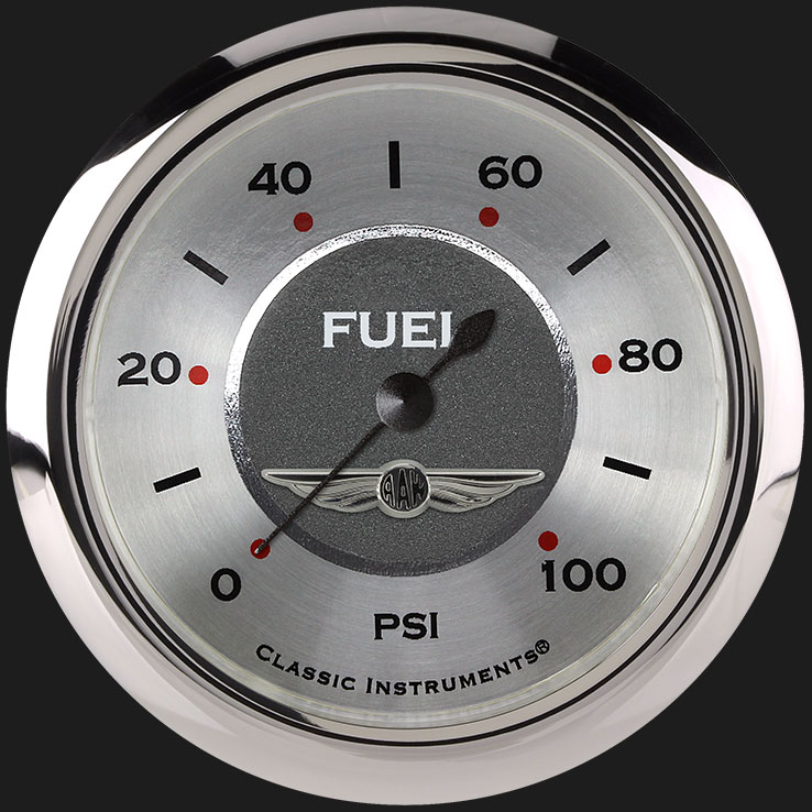 Picture of All American 2 5/8" Fuel Pressure Gauge, 100 psi