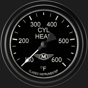 Picture of Moal Bomber 2 5/8" Cylinder Head Temp. Gauge
