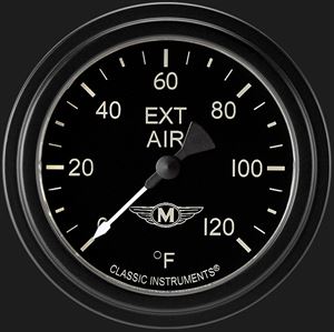 Picture of Moal Bomber 2 5/8" Outside Air Temp Gauge