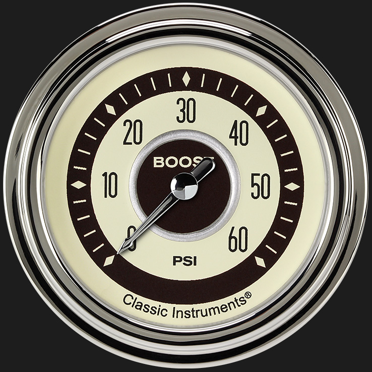 Picture of Nostalgia VT 2 5/8" Boost Gauge, 60 psi