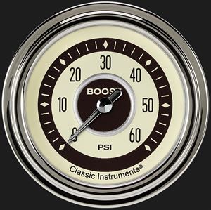 Picture of Nostalgia VT 2 5/8" Boost Gauge, 60 psi