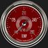 Picture of V8 Red Steelie 2 5/8" Water Temperature Gauge