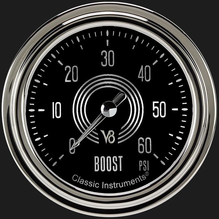 Picture of V8 Speedster 2 5/8" Boost Gauge, 60 psi