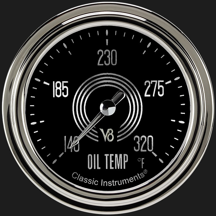 Picture of V8 Speedster 2 5/8" Oil Temperature Gauge