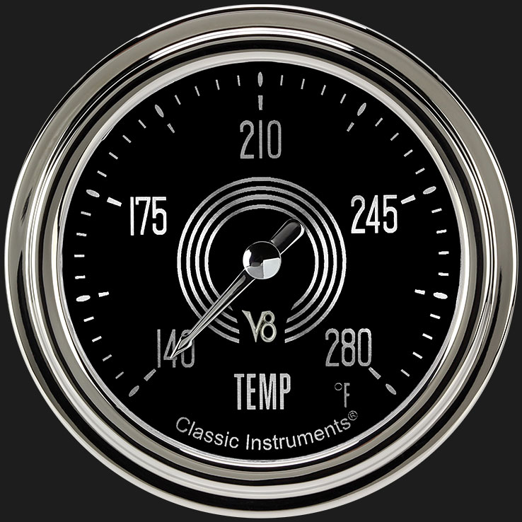 Picture of V8 Speedster 2 5/8" Water Temperature Gauge
