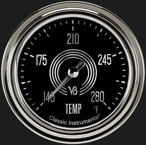 Picture of V8 Speedster 2 5/8" Water Temperature Gauge