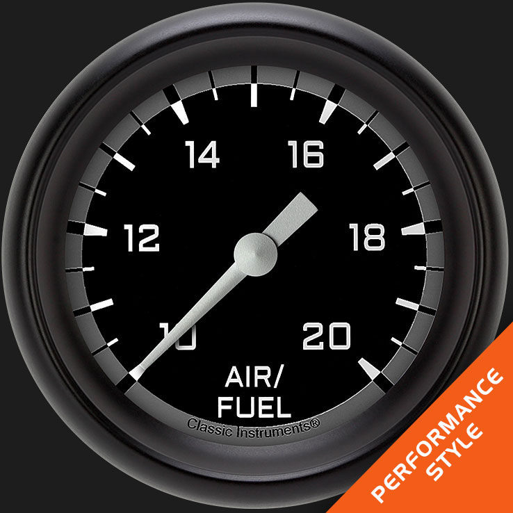 Picture of Autocross Gray 2 5/8" Air Fuel Ratio Gauge