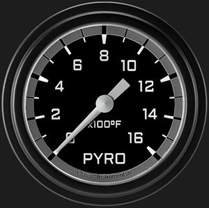 Picture of Autocross Gray 2 5/8" Exhaust Gas Temp. Gauge