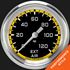 Picture of Autocross Yellow 2 5/8" Outside Air Temp. Gauge