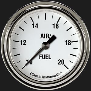 Picture of White Hot 2 5/8" Air Fuel Ratio Gauge