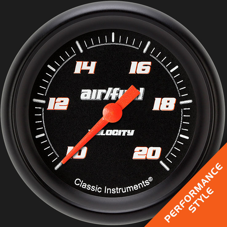 Picture of Velocity Black 2 5/8" Air Fuel Ratio Gauge