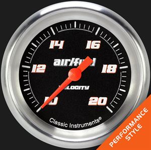 Picture of Velocity Black 2 5/8" Air Fuel Ratio Gauge