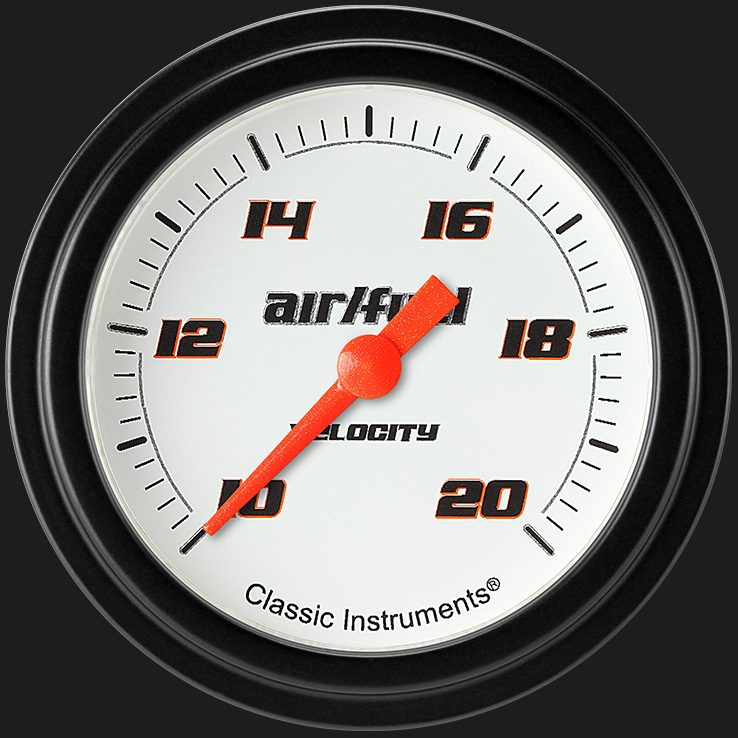Picture of Velocity White 2 5/8" Air Fuel Ratio Gauge
