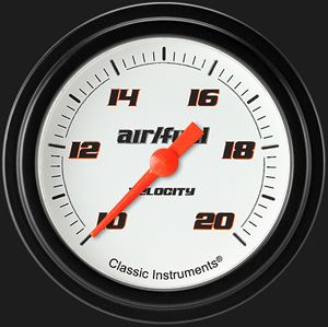 Picture of Velocity White 2 5/8" Air Fuel Ratio Gauge