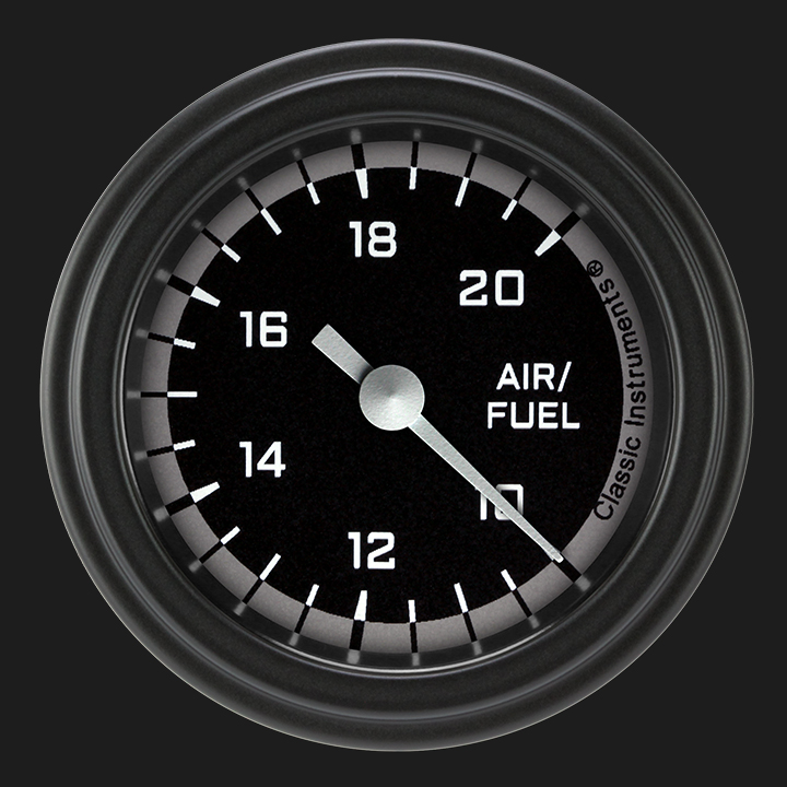 Picture of Autocross Gray 2 1/8" Air Fuel Ratio Gauge