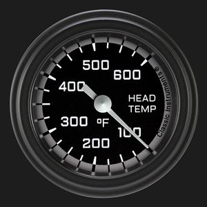 Picture of Autocross Gray 2 1/8" Cylinder Head Temp. Gauge