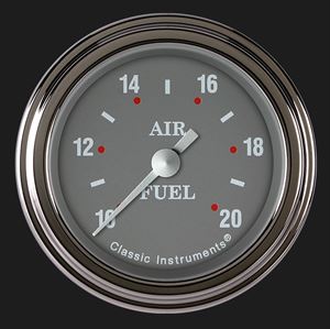Picture of Silver Gray 2 1/8" Air Fuel Ratio Gauge