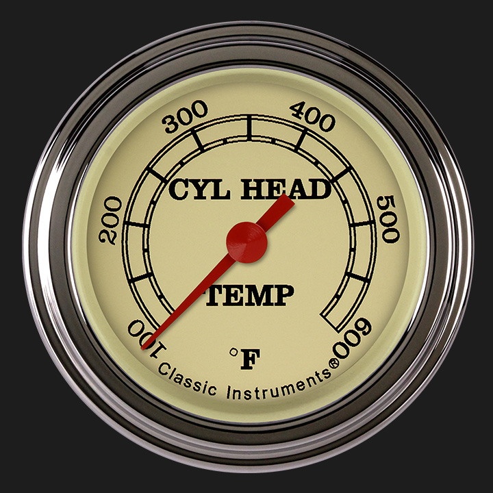 Picture of Vintage 2 1/8" Cylinder Head Temp. Gauge