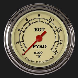 Picture of Vintage 2 1/8" Exhaust Gas Temp. Gauge