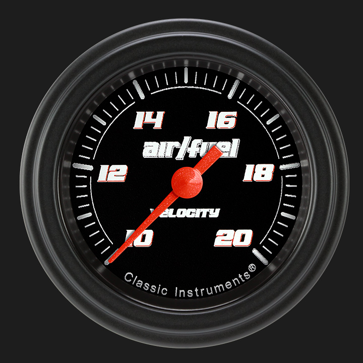 Picture of Velocity Black 2 1/8" Air Fuel Ratio Gauge
