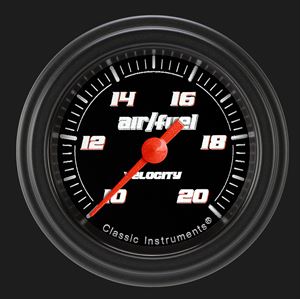 Picture of Velocity Black 2 1/8" Air Fuel Ratio Gauge