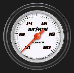 Picture of Velocity White 2 1/8" Air Fuel Ratio Gauge