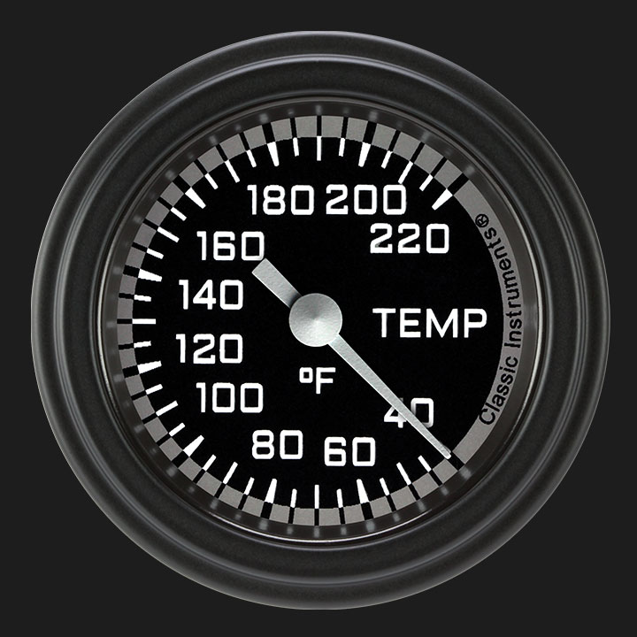 Picture of Autocross Gray 2 1/8" Stock Eliminator Temp. Gauge
