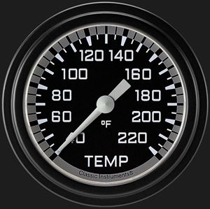 Picture of Autocross Gray 2 5/8" Stock Eliminator Temp. Gauge