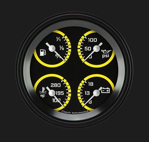 Picture of AutoCross Yellow 3 3/8" Quad