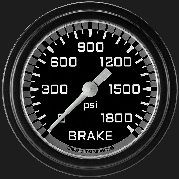 Picture of Autocross Gray 2 5/8" Brake Pressure Gauge
