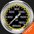 Picture of Autocross Yellow 2 5/8" Brake Pressure Gauge