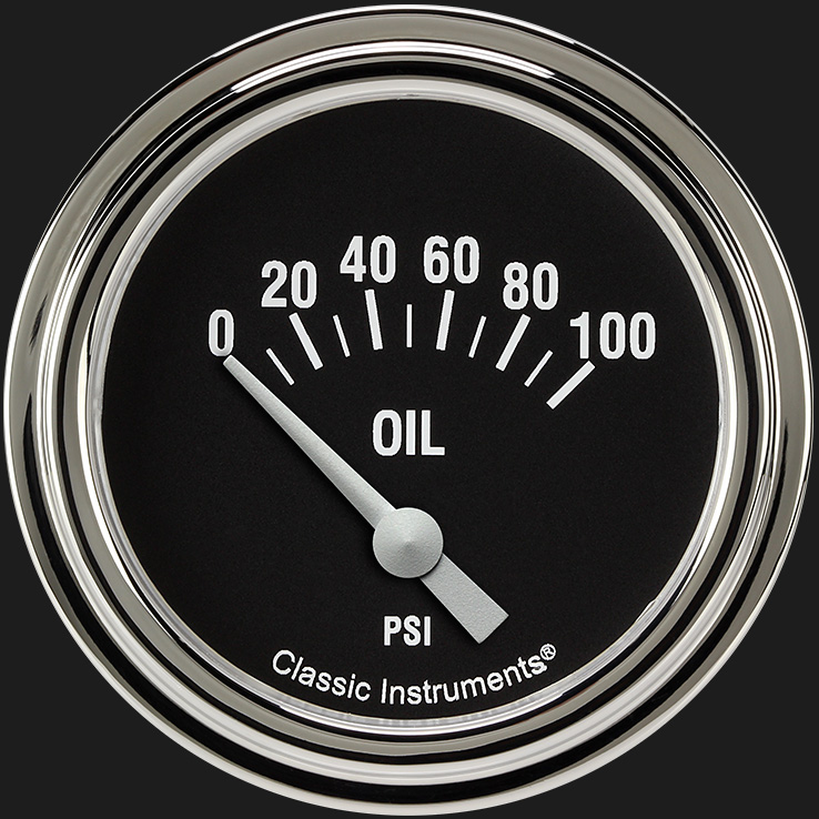 Picture of Hot Rod 2 5/8" Oil Pressure Gauge