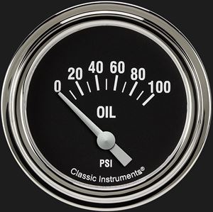 Picture of Hot Rod 2 5/8" Oil Pressure Gauge