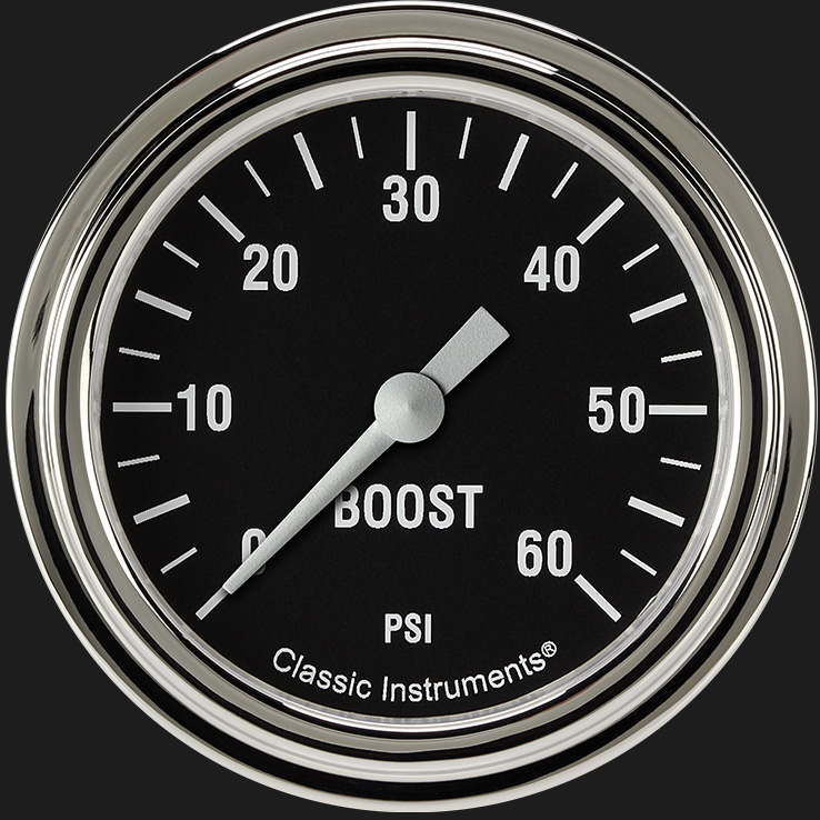 Picture of Hot Rod 2 5/8" Boost Gauge, 60 psi