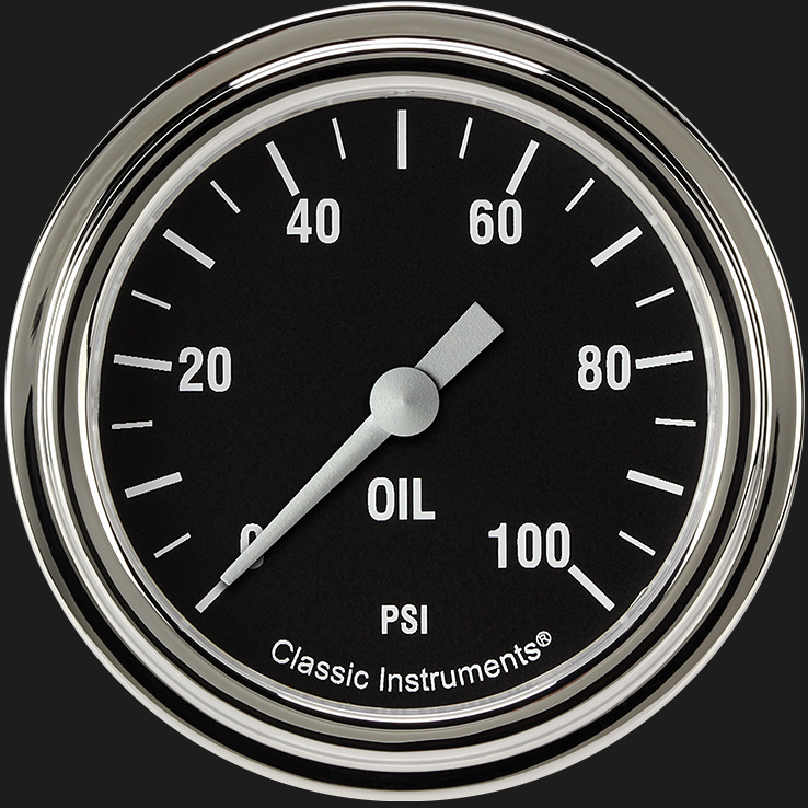 Picture of Hot Rod 2 5/8" Oil Pressure Gauge
