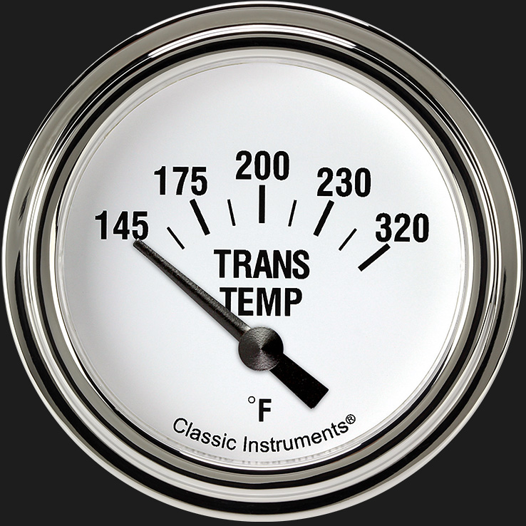 Picture of White Hot 2 5/8" Transmission Temperature Gauge