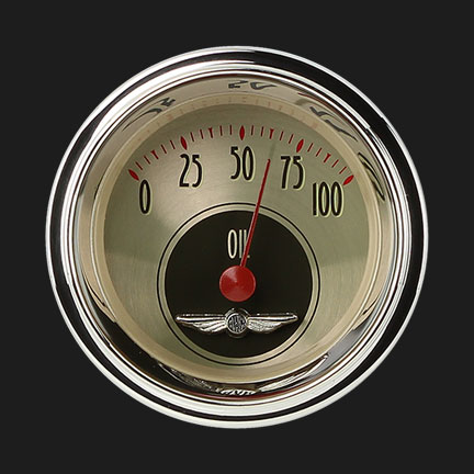 Picture of All American Nickel 2 1/8" Oil Pressure