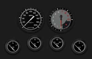 Picture of AutoCross Gray Six Gauge Set 251