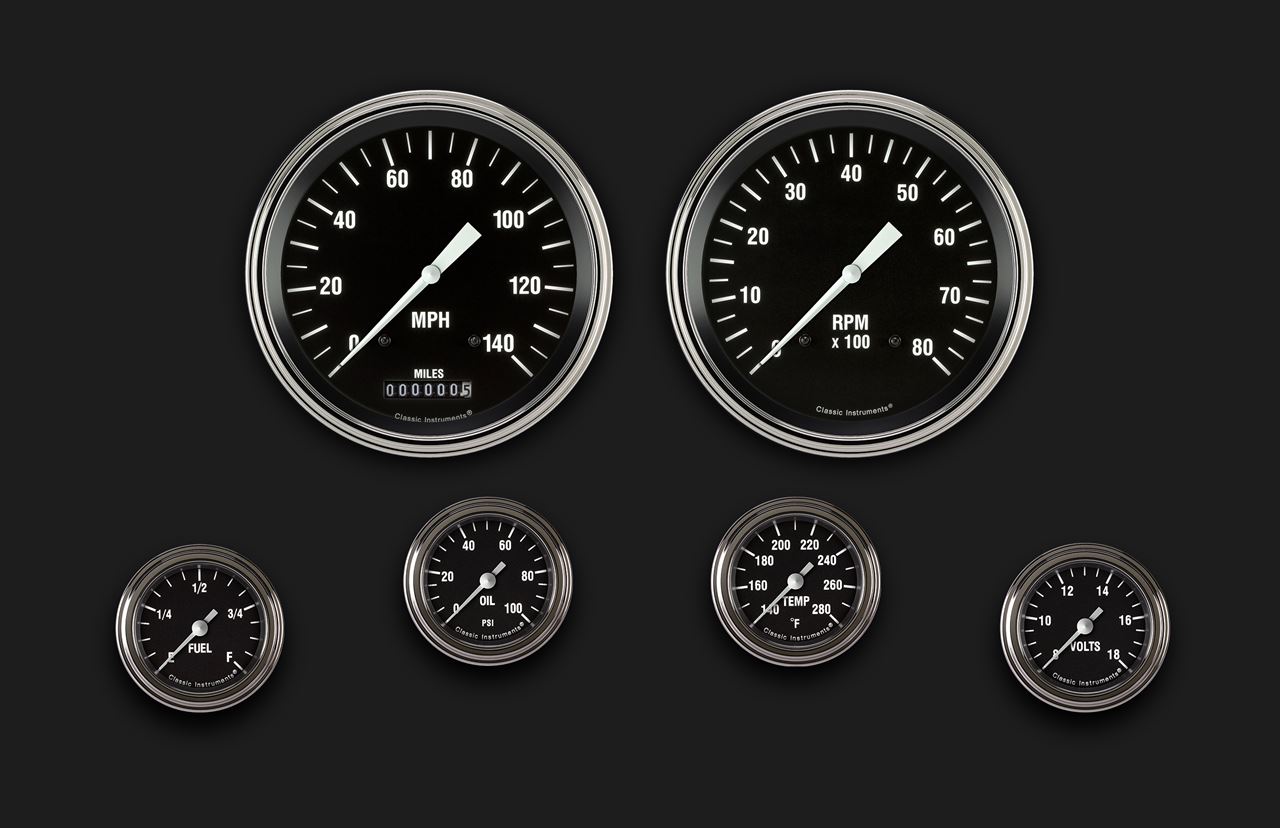 Picture of Hot Rod Six Gauge Set 151