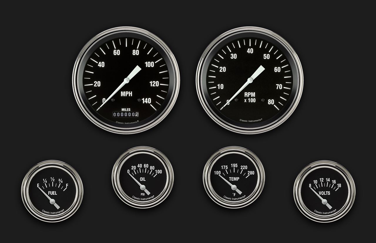 Picture of Hot Rod Six Gauge Set 251