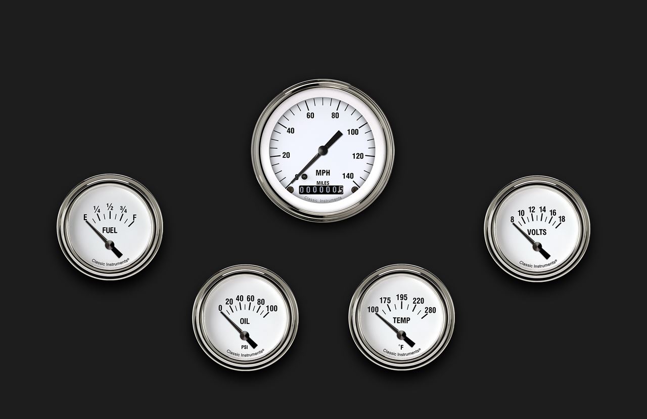 Picture of White Hot Five Gauge Set 200