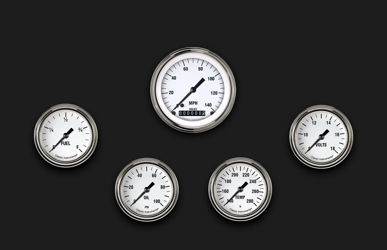 Picture of White Hot Five Gauge Set 300