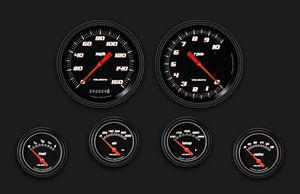 Picture of Velocity Black Six Gauge Set 251