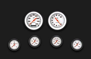 Picture of Velocity White Six Gauge Set 101