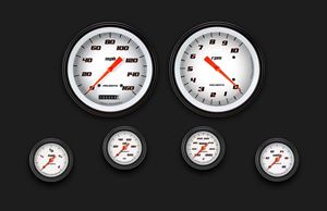 Picture of Velocity White Six Gauge Set 151