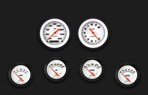 Picture of Velocity White Six Gauge Set 201