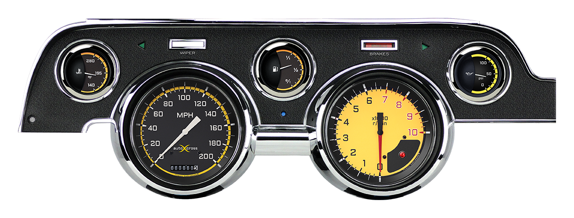 Picture of AutoCross Yellow 1967-68 Mustang