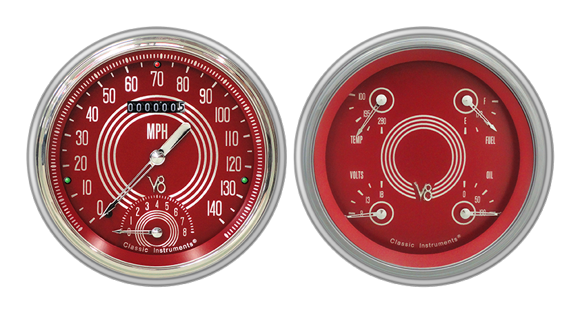 Picture of V8 Red Steelie 1951-52 Chevy Car Package