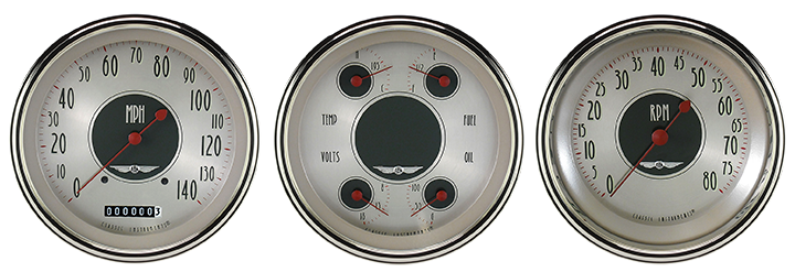 Picture of 4 5/8" Speedometer, Tach, & Quad